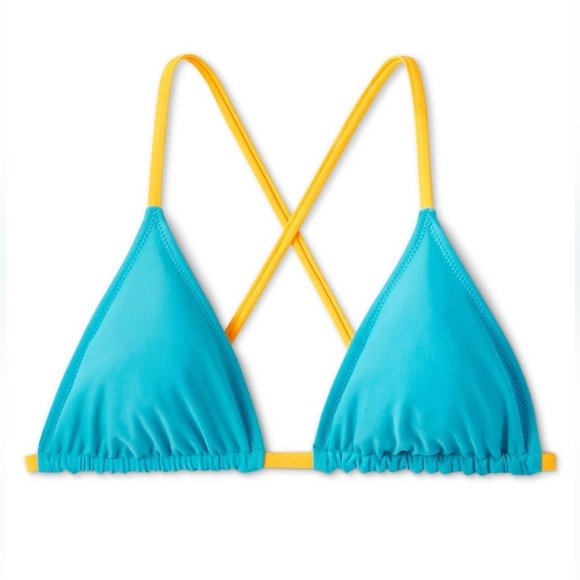 Wild Fable Womens Swim Nwt* Wild Fable Reversible* Bikini Top - Picture 4 of 6